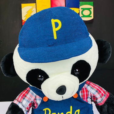 Cute Panda In Red & White Shirt For Baby